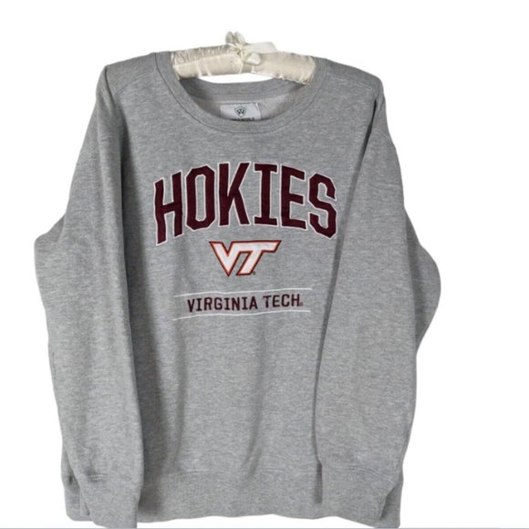 Top world Other - Top World Sz XL Unisex Adult Gray Virginia Tech VT Hokies Pullover Sweatshirt